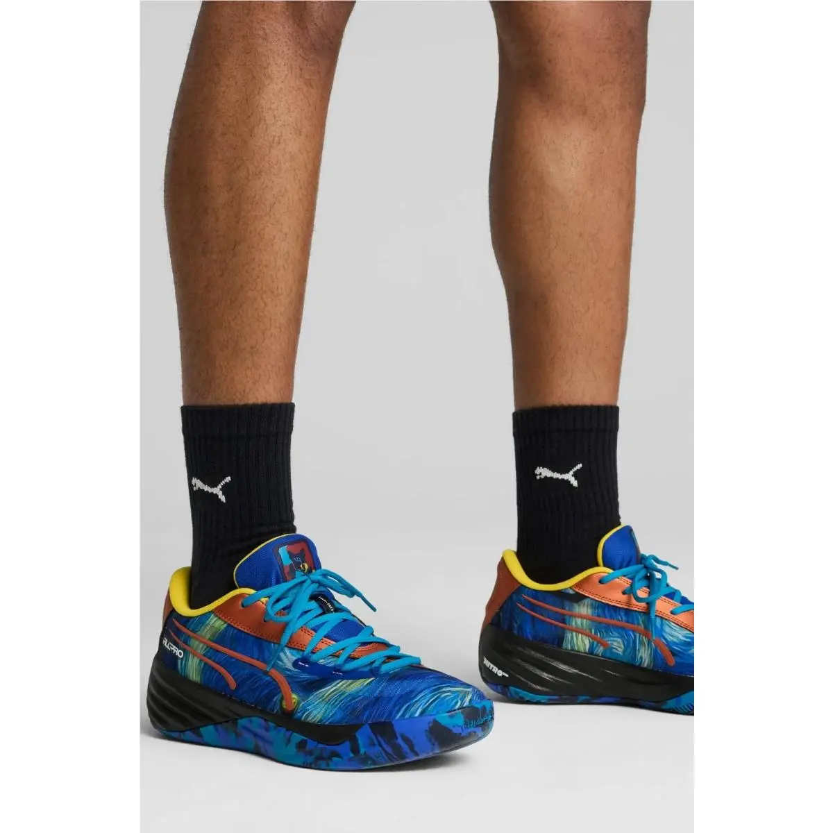 Puma shoes - Puma All-Pro Nitro Dylan Exhibit - 31135401 - Vivid Blue/Tropical Blue 5