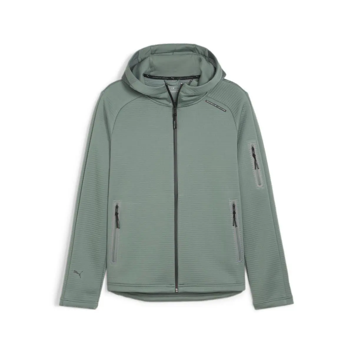 Puma clothing - Puma PD Porshe Design Hooded Sweat Jacket - 62385406 - Eucalyptus (UPC: 0196859731933) 1