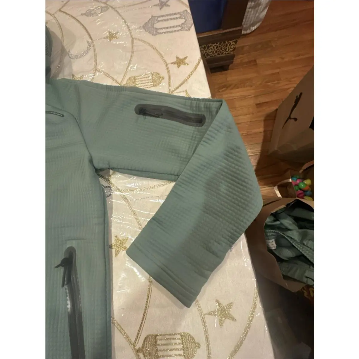 Puma clothing - Puma PD Porshe Design Hooded Sweat Jacket - 62385406 - Eucalyptus (UPC: 0196859731933) 11