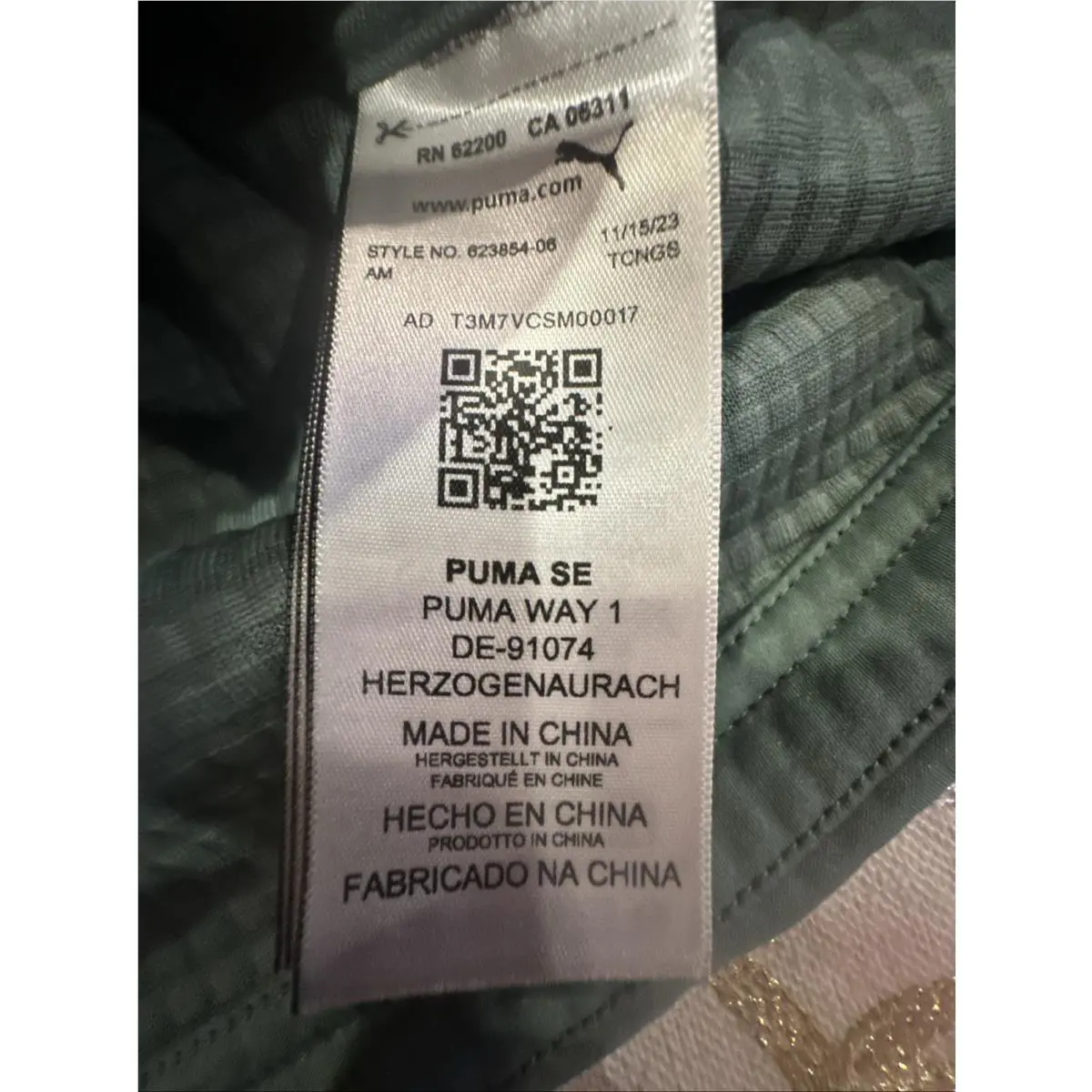 Puma clothing - Puma PD Porshe Design Hooded Sweat Jacket - 62385406 - Eucalyptus (UPC: 0196859731933) 13