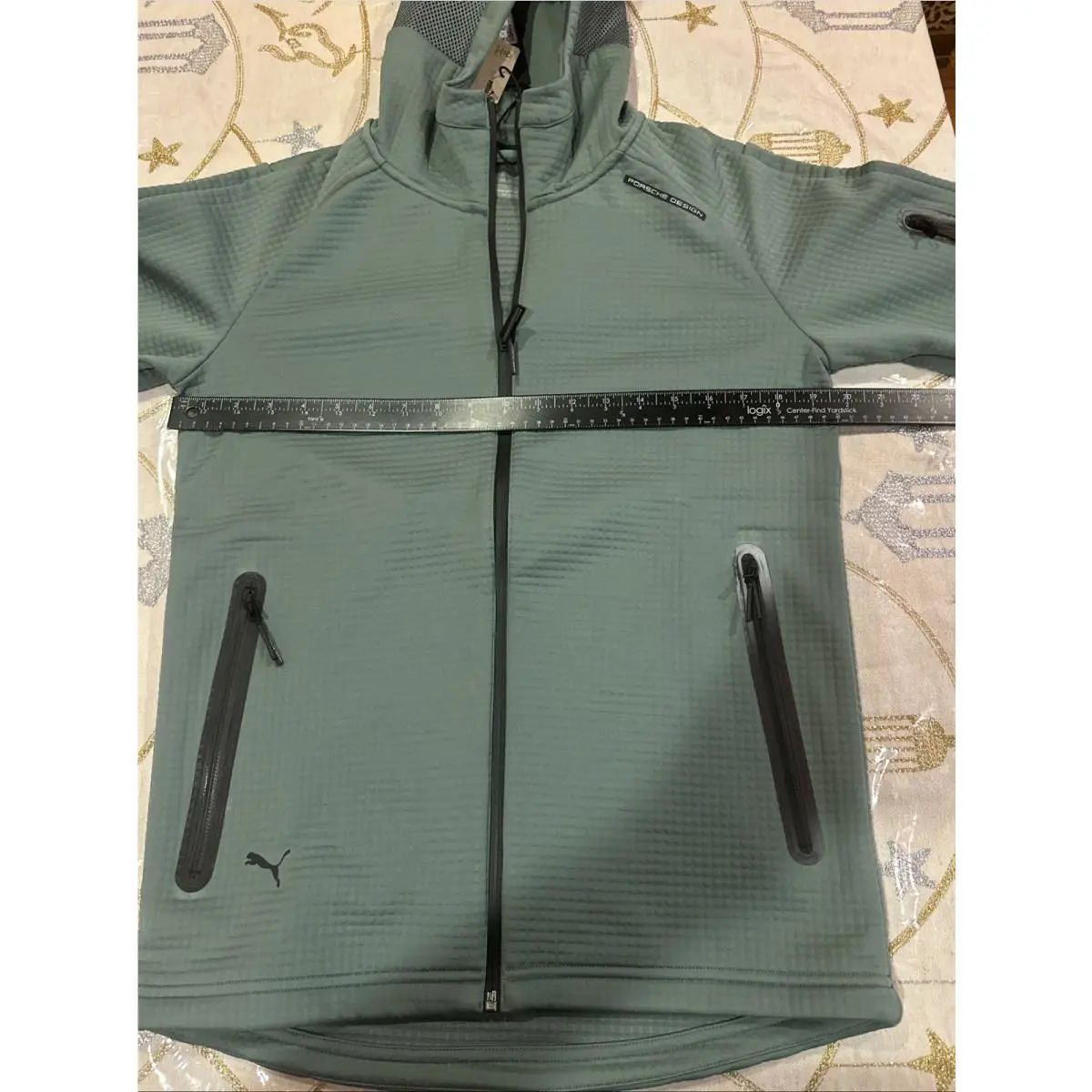 Puma clothing - Puma PD Porshe Design Hooded Sweat Jacket - 62385406 - Eucalyptus (UPC: 0196859731933) 18