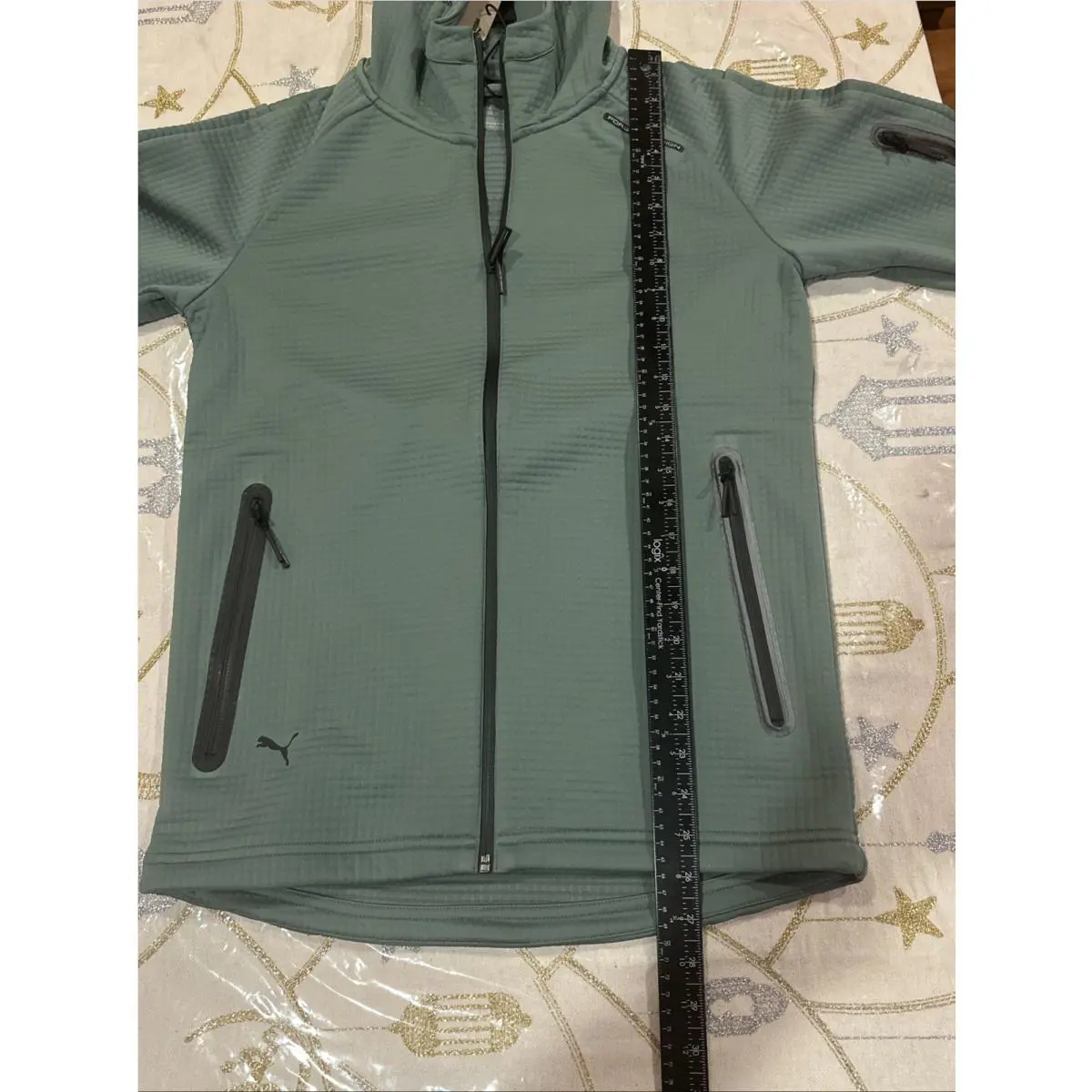 Puma clothing - Puma PD Porshe Design Hooded Sweat Jacket - 62385406 - Eucalyptus (UPC: 0196859731933) 20