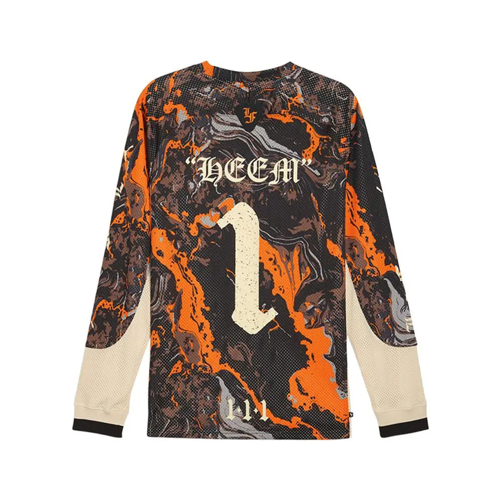 Puma clothing - PUMA  Hoops X Lafrance Heem Moto Crew Neck Replica Jersey - 63247501 - Black, Orange (UPC: 198553256217) 0