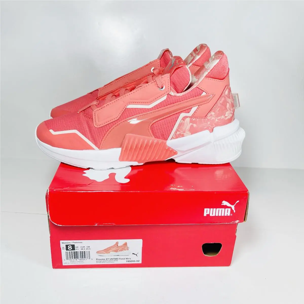 Puma shoes - 19505502 690 - 195055 02 - Georgia Peach/Puma White 7