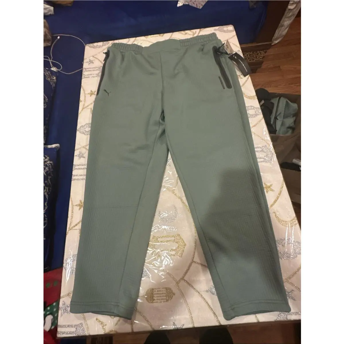 Puma clothing - Puma PD Porshe Design Pant - 623855-06 - Eucalyptus (UPC: 0196859775043) 0