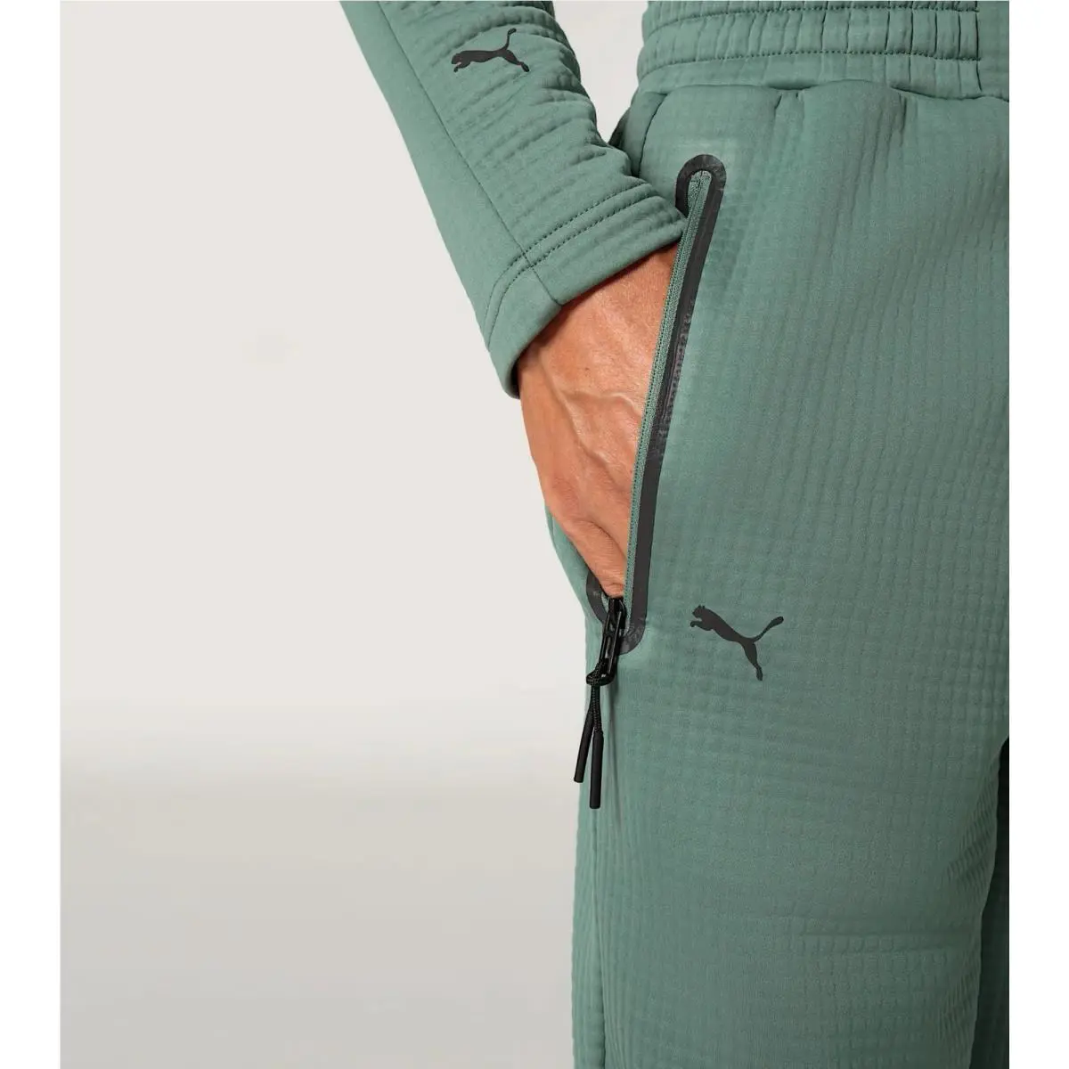 Puma clothing - Puma PD Porshe Design Pant - 623855-06 - Eucalyptus (UPC: 0196859775043) 3