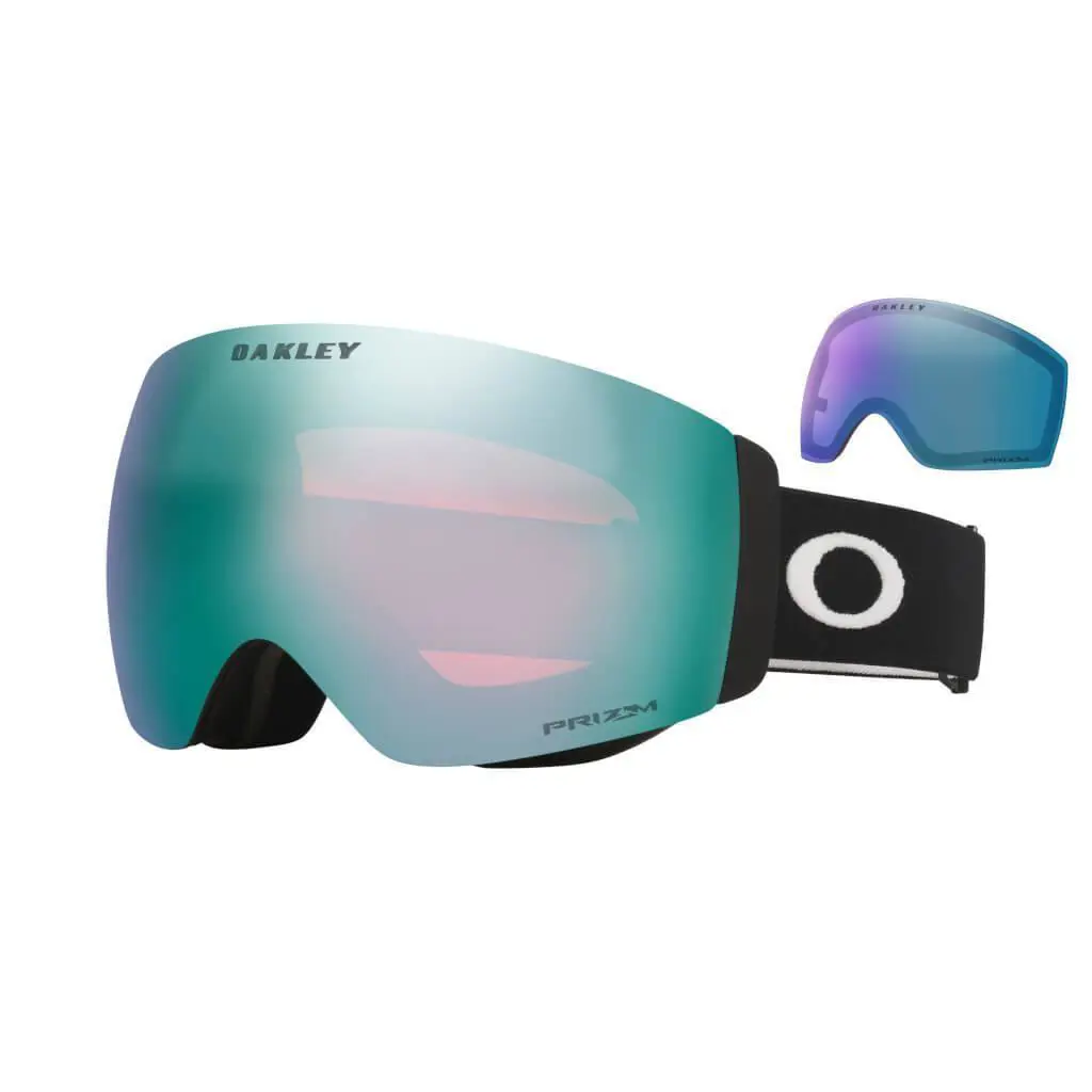 Flight Deck Pro M Snow Goggles Matte Black - Prizm Sapphire Iridium by Oakley