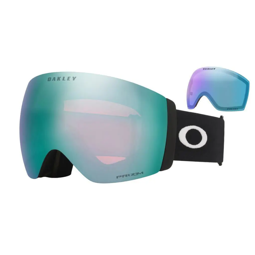 Flight Deck Pro L Snow Goggles Matte Black - Prizm Sapphire Iridium by Oakley