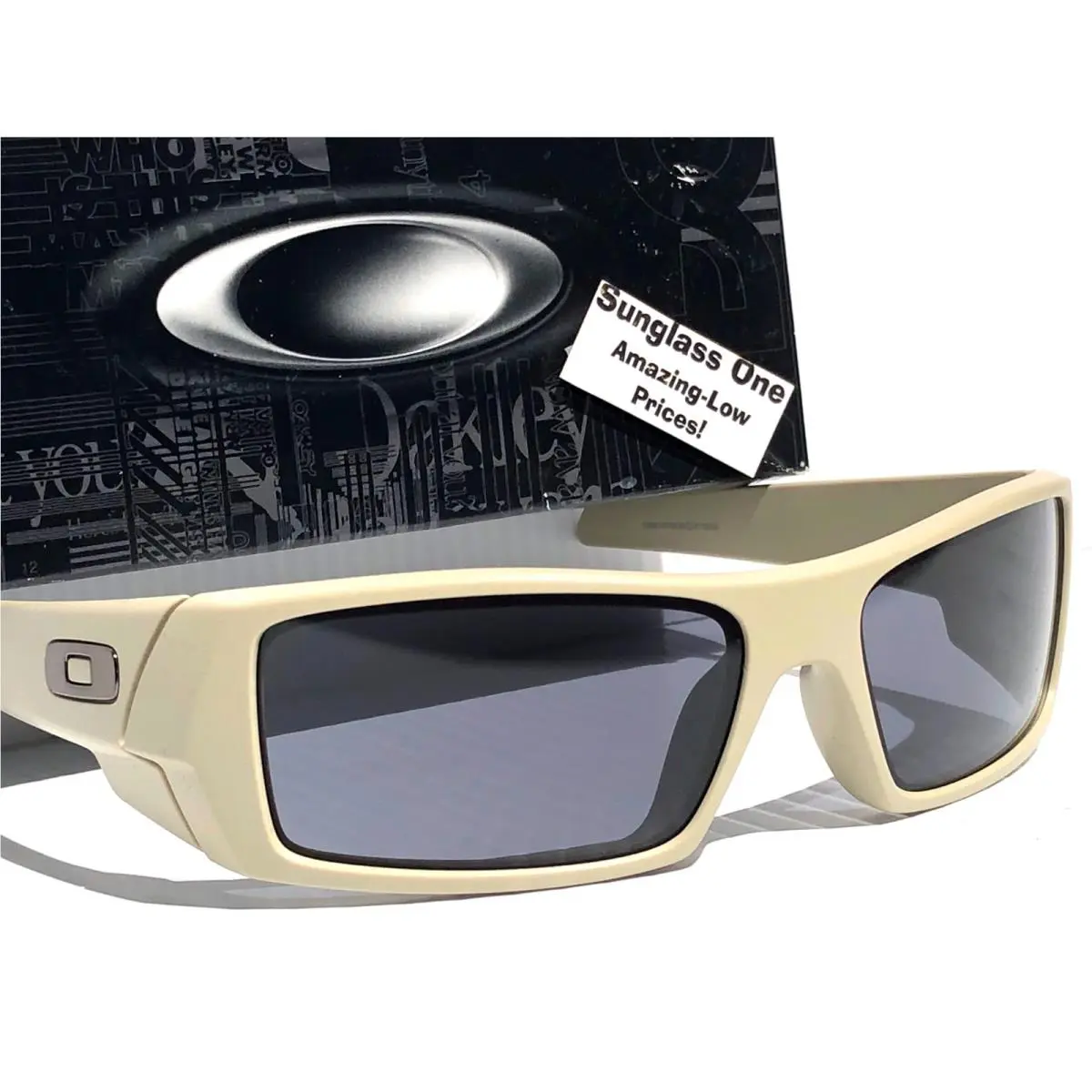 Oakley Gascan Matte Sand Tan Frame Grey Lens Sunglass 9014-E1