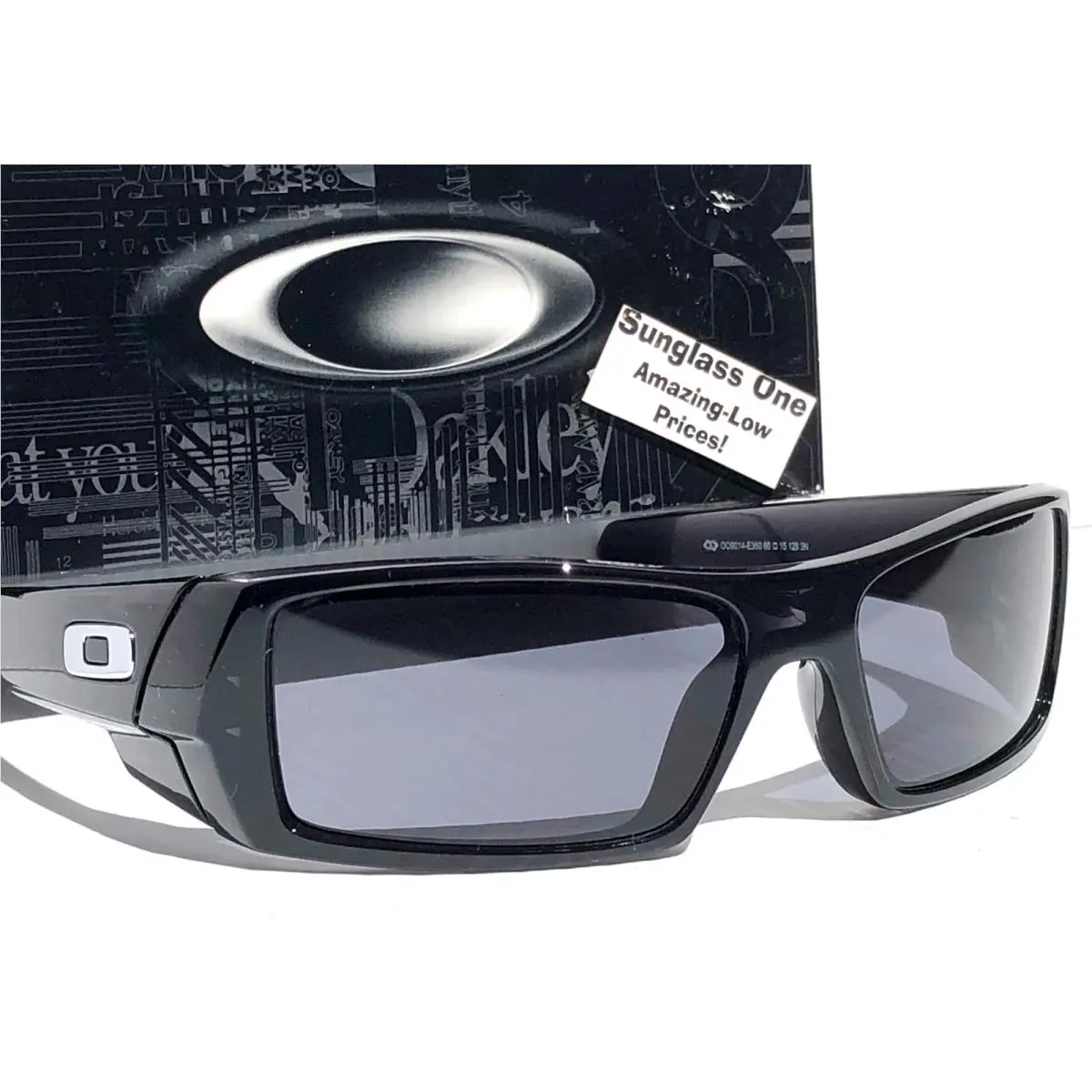 Oakley Gascan Black Ink Frame Grey Lens Sunglass 9014-E3