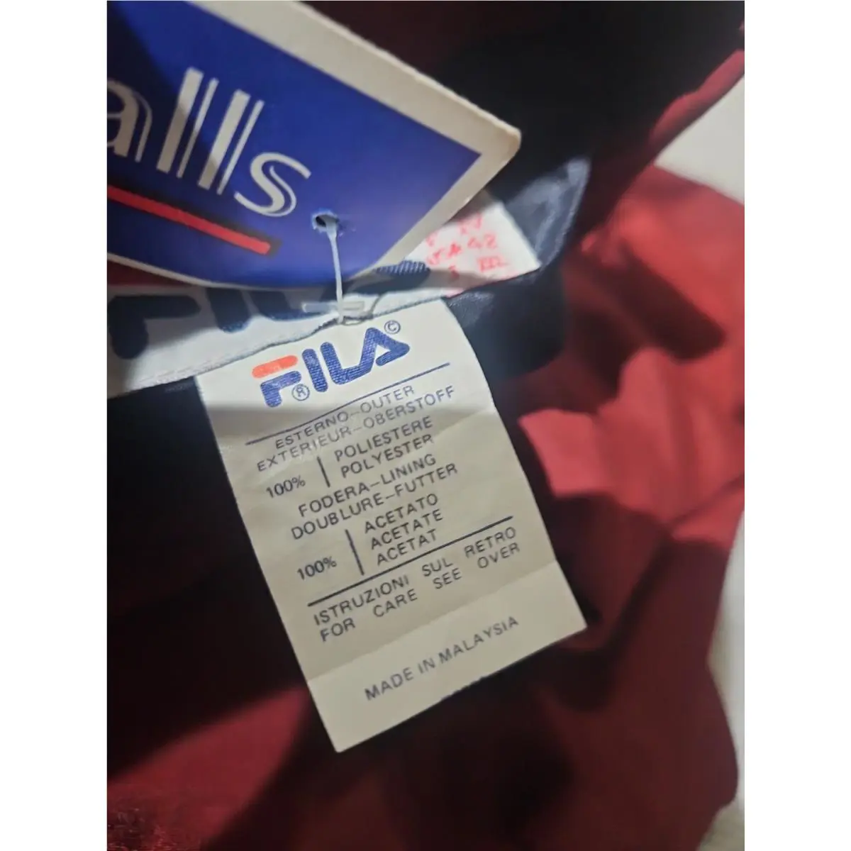 Fila clothing - Red 8