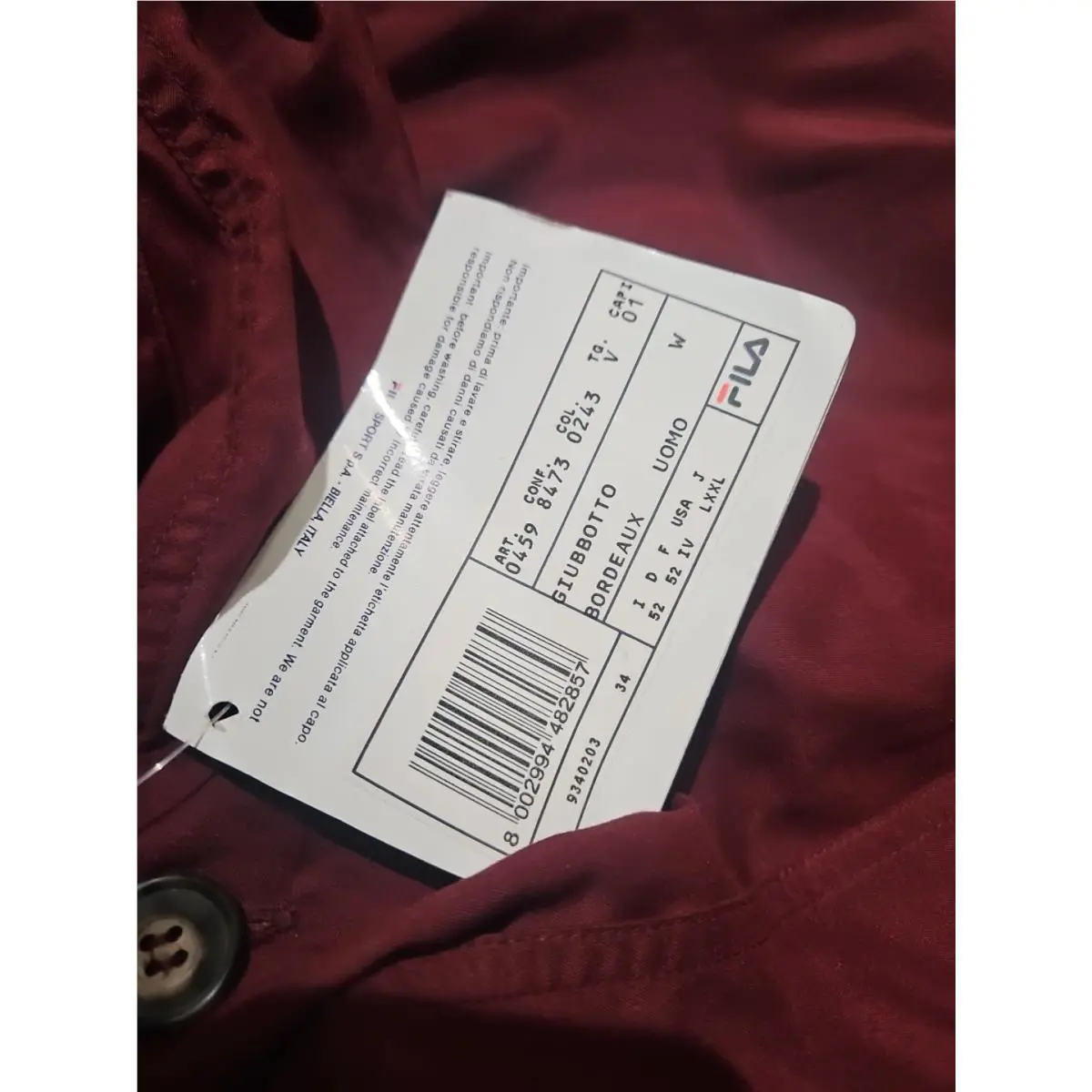 Fila clothing - Red 9