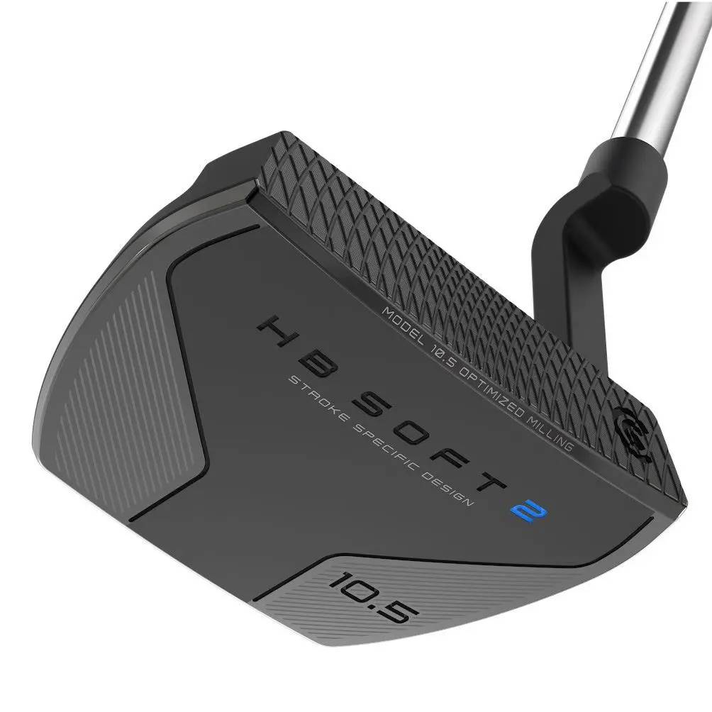 Cleveland Golf HB Soft 2 Black Putter Model 10.5P 35 Pistol Grip