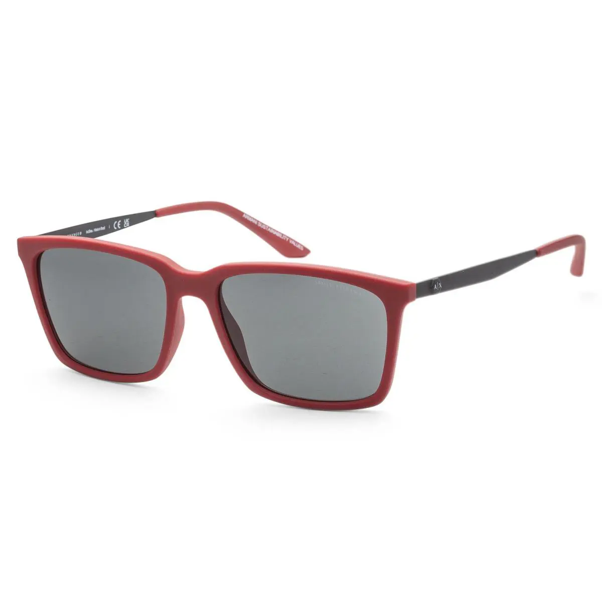 Armani Exchange Men`s 57mm Matte Red Sunglasses AX4138S-817487-57