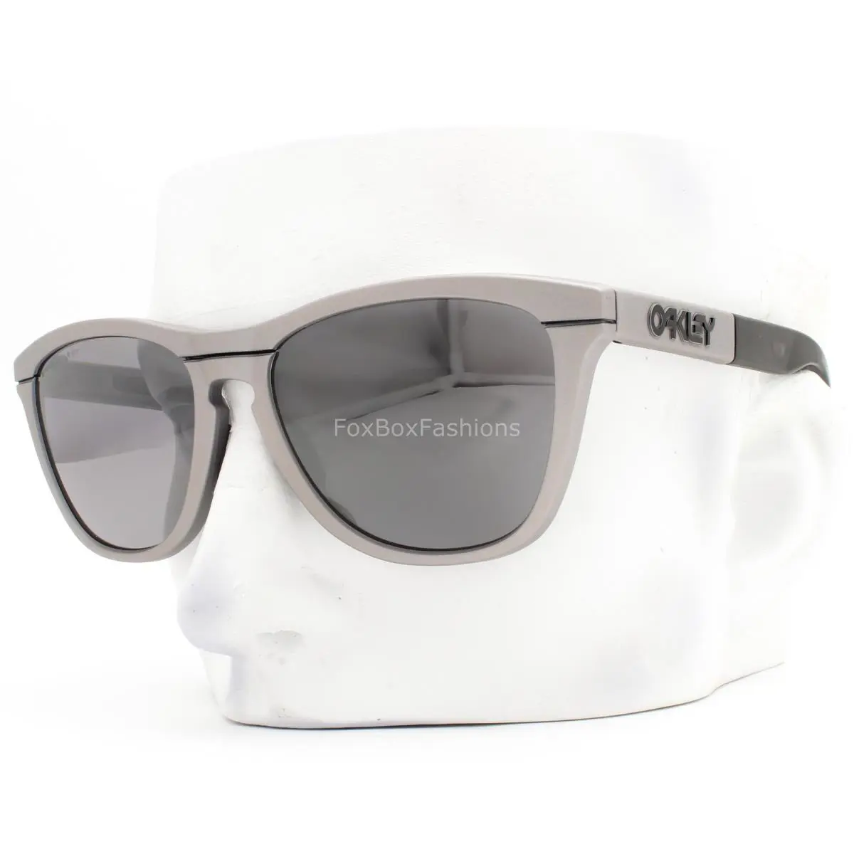 Oakley Frogskins Sunglasses Matte Dark Silver Prizm Black Polarized OO9284-2355