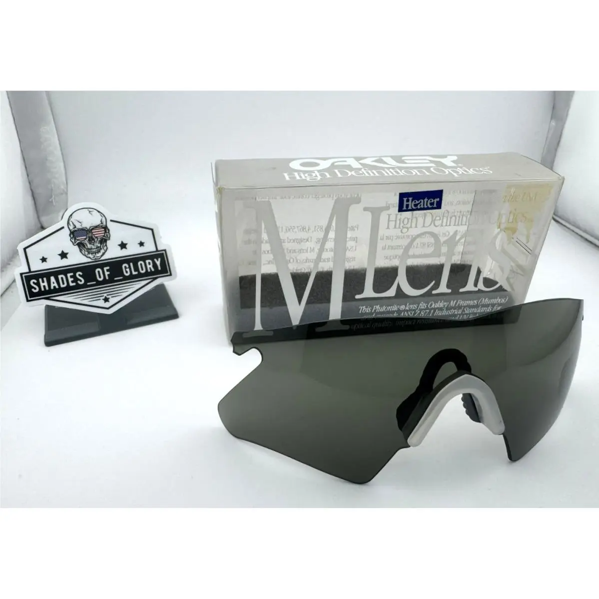 M Frame Gen 1 Heater Grey Lens Sunglasses Vintage Nos Rare by Oakley