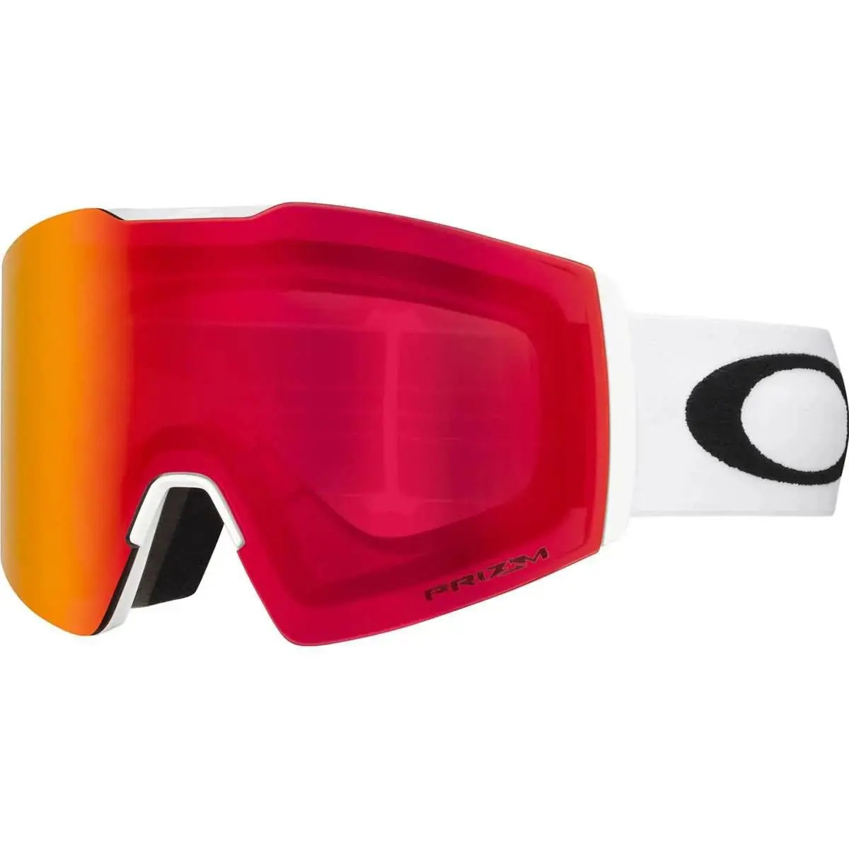 Fall Line L Snow Matte White/prizm Snow Torch Iridium One Size Goggles by Oakley