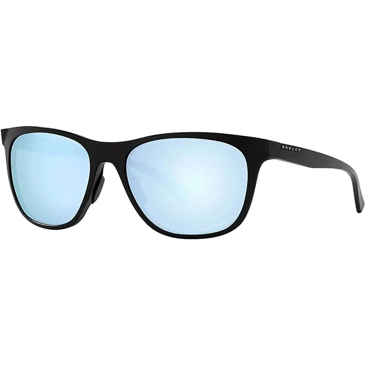 Women`s Leadline Polarized Matte Black/prizm Deep Water OS Sunglasses by Oakley