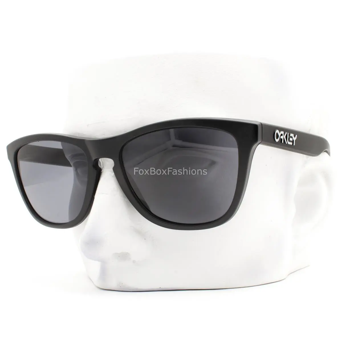Frogskins Sunglasses Matte Black Tinted Gray OO9013-M755 with Pouch by Oakley