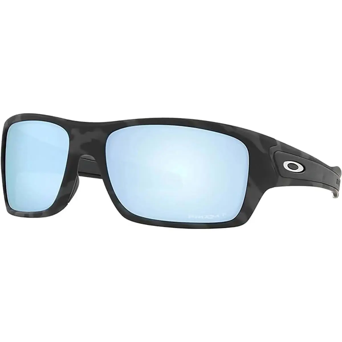 Oakley Men`s Turbine Polarized Matte Black Camo/prizm Deep Water OS Sunglasses - Frame: Matte Black Camo, Lens: Prizm Deep Water