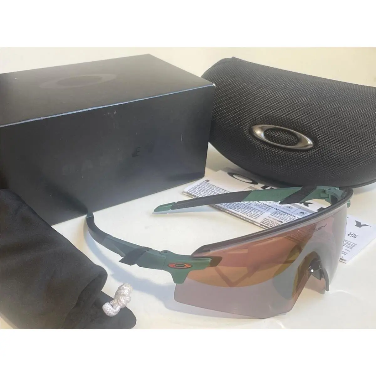 Oakley Encoder Sunglasses Spectrum Gamma Green/prizm Road Black 0OO9471 Shield
