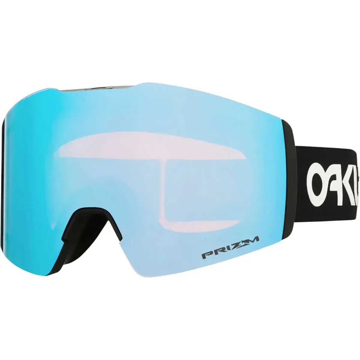 Fall Line M Snow Black/prizm Sapphire Iridium One Size Goggles by Oakley