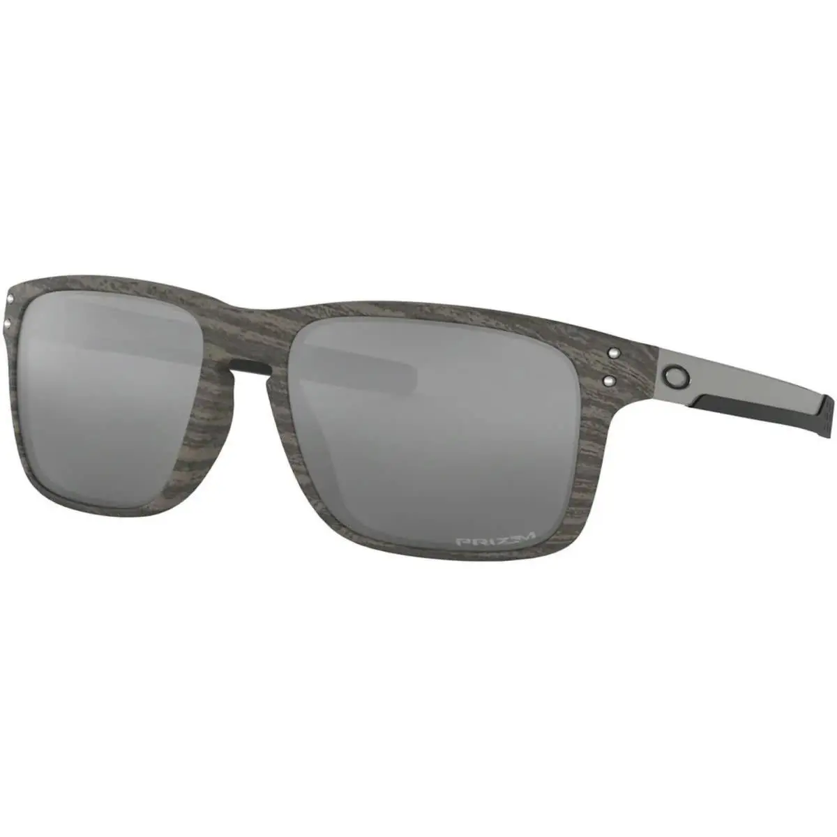 Oakley Men`s Holbrook Mix Woodgrain/prizm Black One Size Sunglasses - Frame: Woodgrain, Lens: Prizm Black