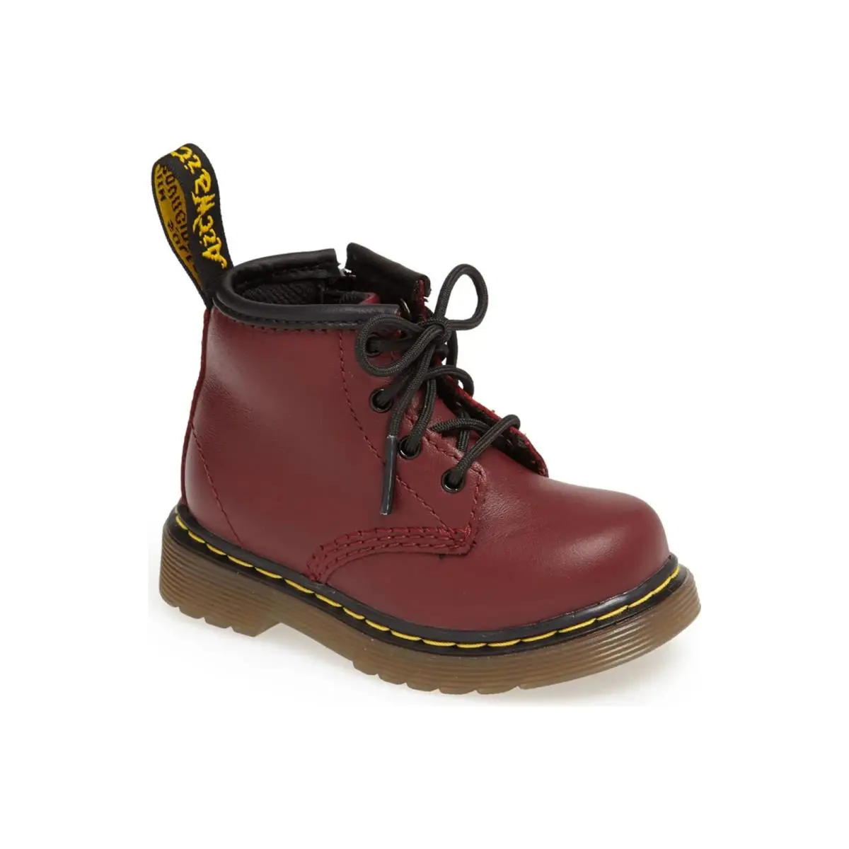 Dr Martens Kids Brooklee Combat Boots US Size 5 Toddler Shoes Cherry Red