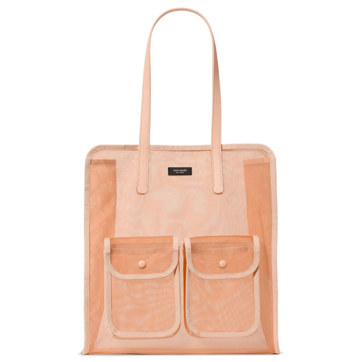Woman`s Handbags  New York Breezy Mesh Tote Bag Light Cantaloupe by Kate Spade