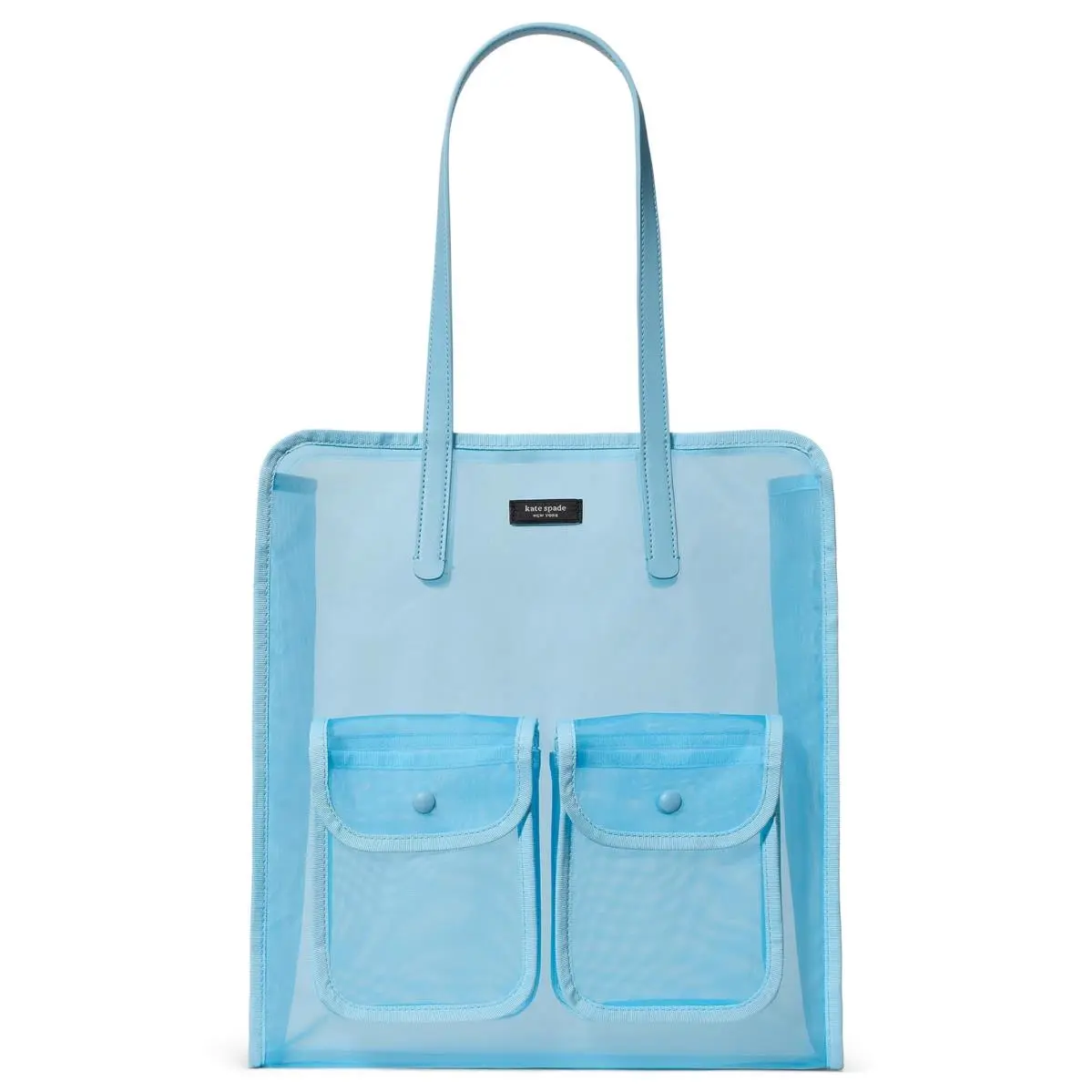 Woman`s Handbags  New York Breezy Mesh Tote Bag Pristine Pool by Kate Spade