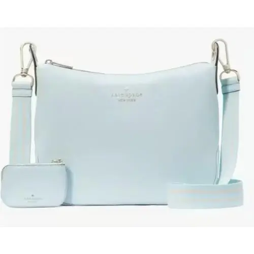 Kate Spade New York Large Rosie Crossbody Shoulder Bag Adjustable Strap Blue
