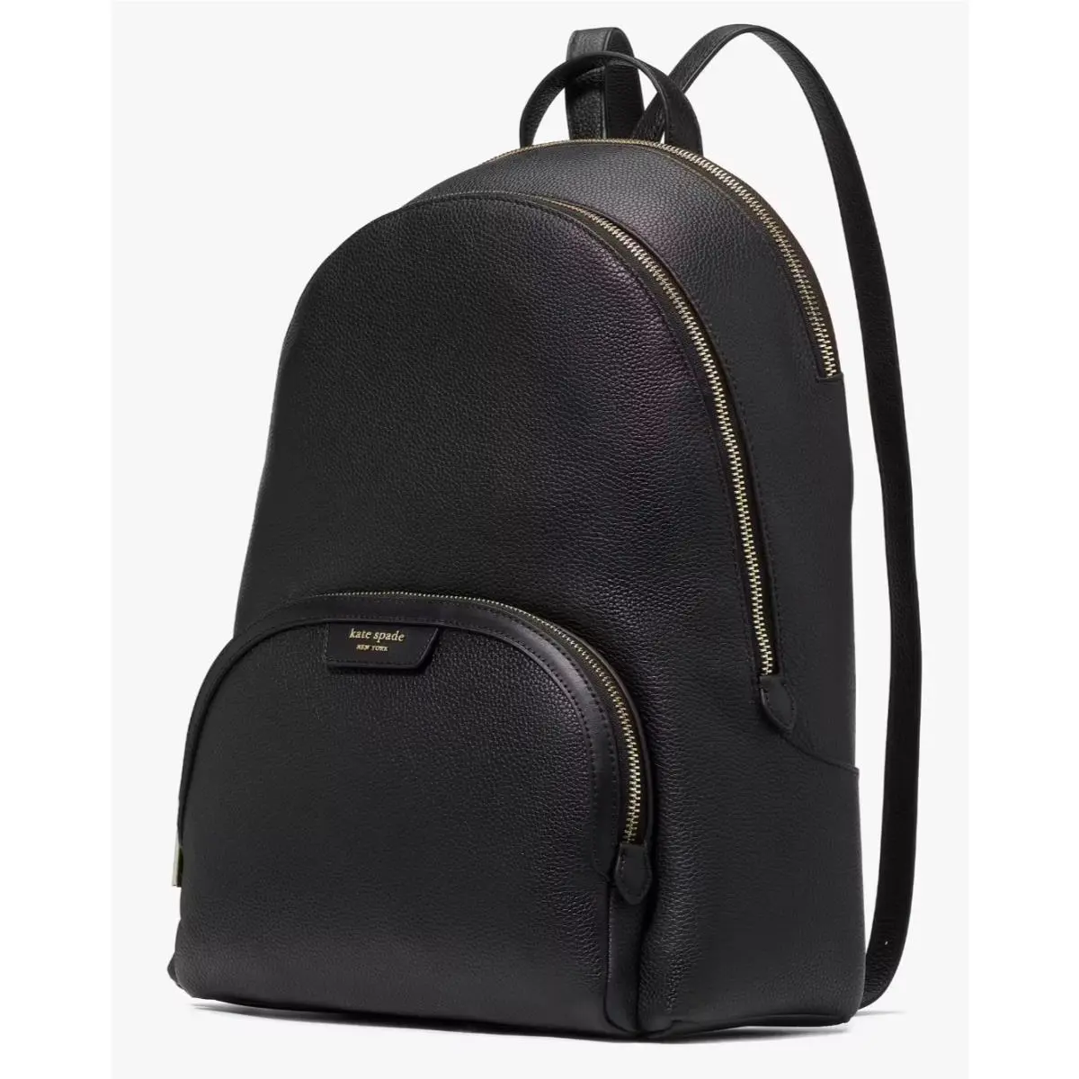 Kate Spade Hudson Large Backpack Black Pebbled Lether KH007 Retail