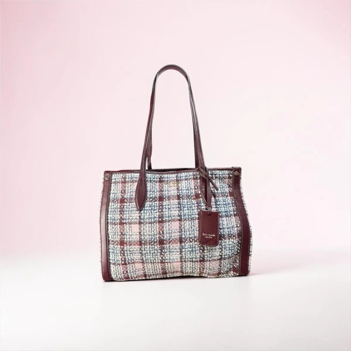 Kate Spade New York Market Medium Tote is Crafted From Cozy Tweed and Leather