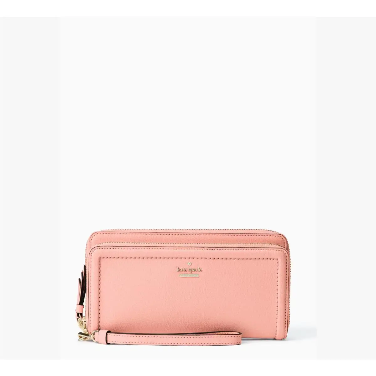 Kate Spade Anita Double Zip Wristlet Wallet Madison Staci Wallet Pink Leather