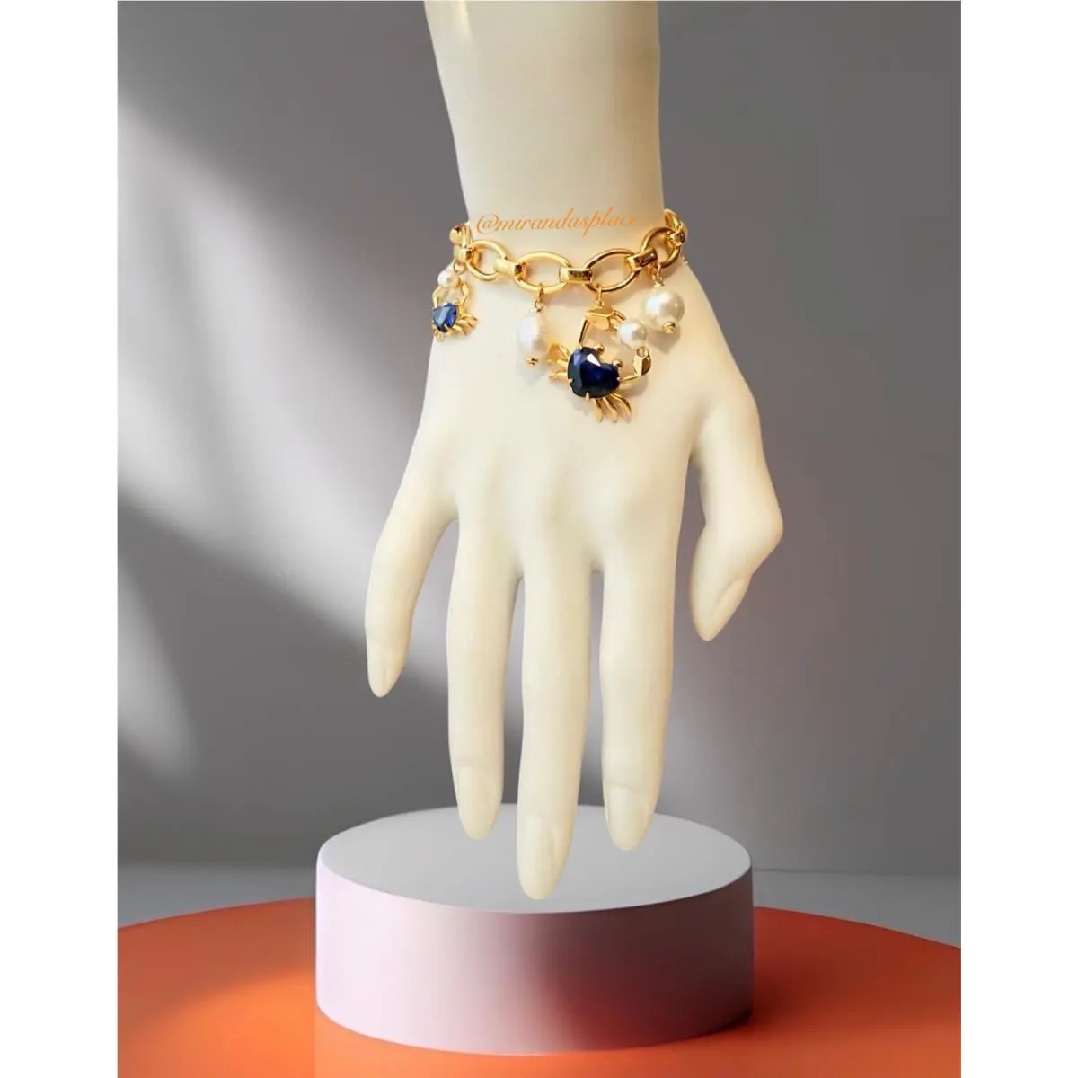 Kate Spade Gold-tone Claws Out Crab Charm Bracelet