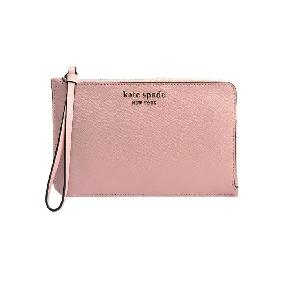 Kate Spade Cameron Light Crep Saffiano Leather Medium Wristlet Bag
