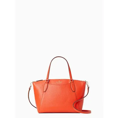 New Kate Spade Monica Satchel Crossbody Bag Purse Tamarillo