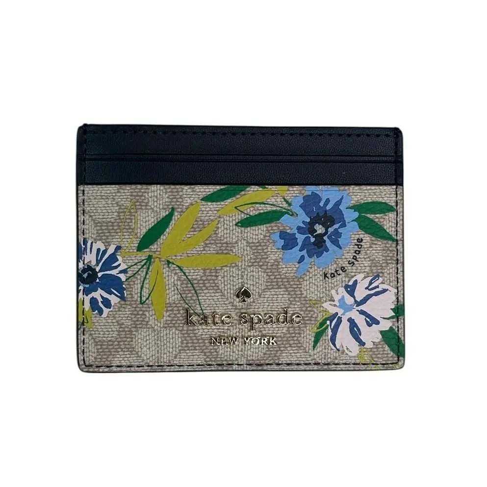 Kate Spade Spade Flower Floral Small Slim Card Holder