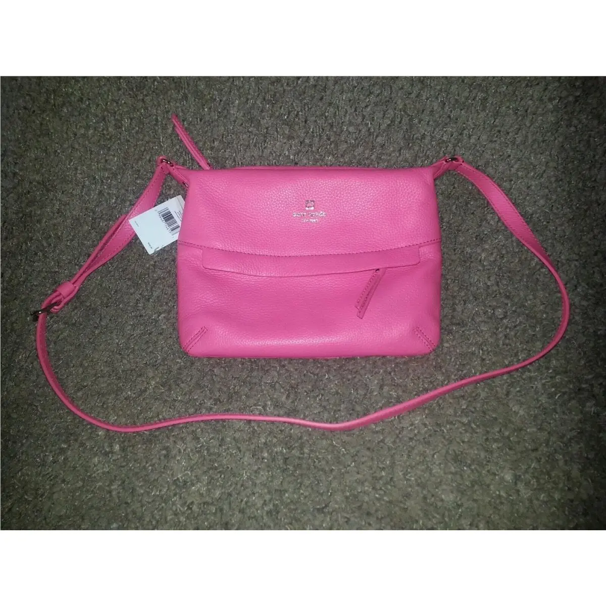 Kate Spade-grant Park-starla-cabaret Pink Pebbled Leather-authentic-nwt