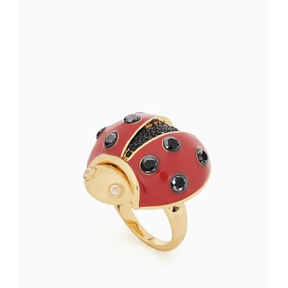 Kate Spade Little Ladybug Ring Size 6 W/pouch Jkff
