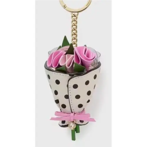 Kate Spade Flora Flower Bouquet Bag Charm/key Fob - KK974