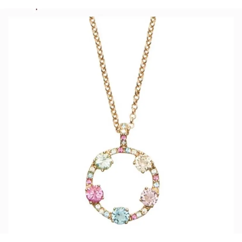 Kate Spade Carnival Crystal Nights Mini Pendant Necklace Multicolor MKA-23