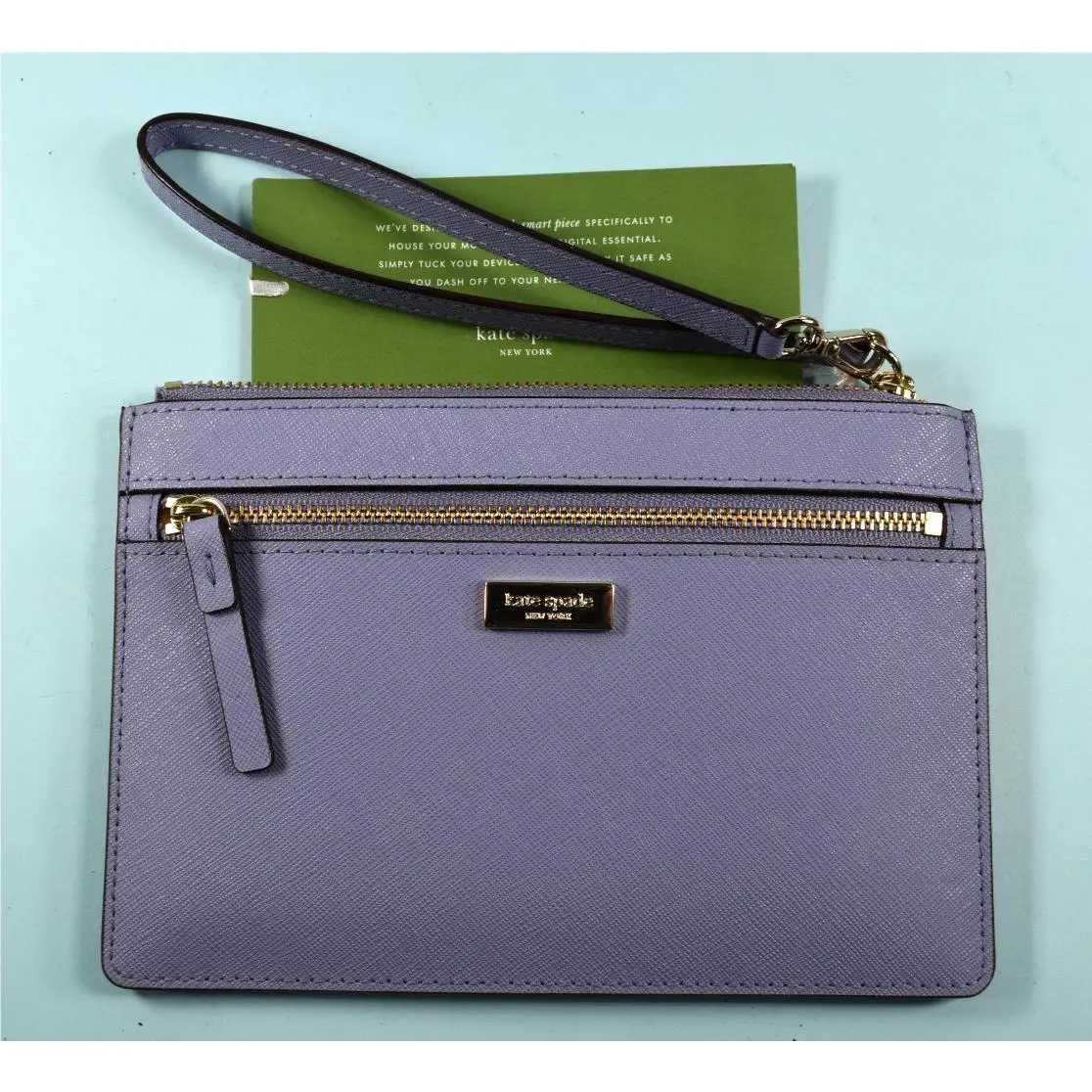 Kate Spade NY Tech Smart Timie Newbury Lane Thistle WLRU2599 Wristlet Wallet