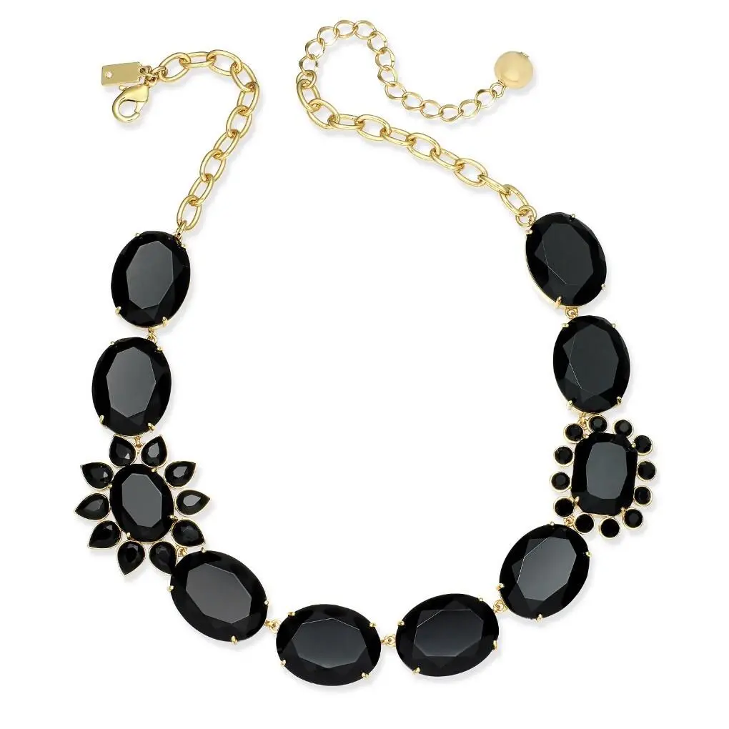 Kate Spade Gold Tone Colored Stone Statement Necklace Ksd 200