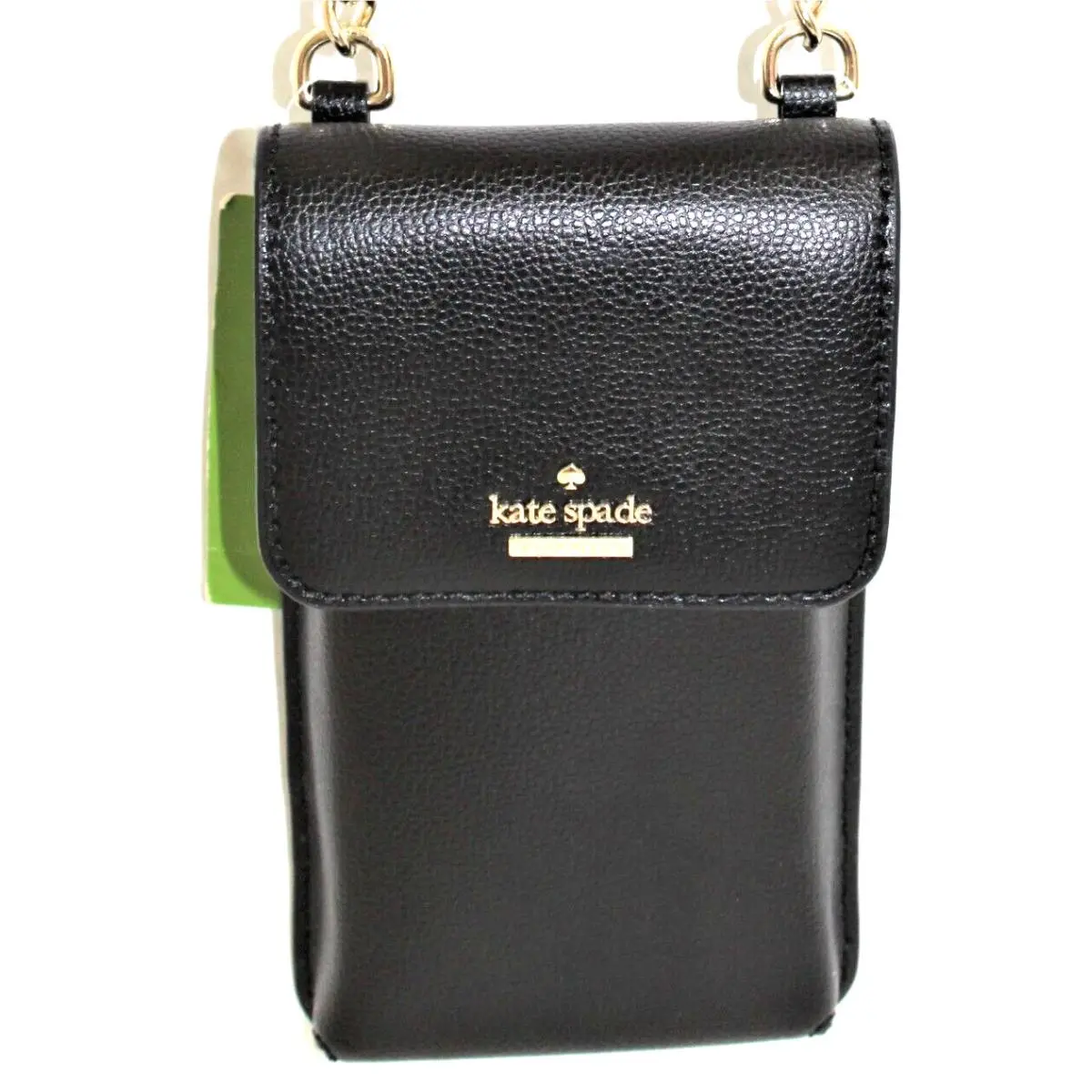 Kate Spade North South Black Pebbled Leather Crossbody Bag