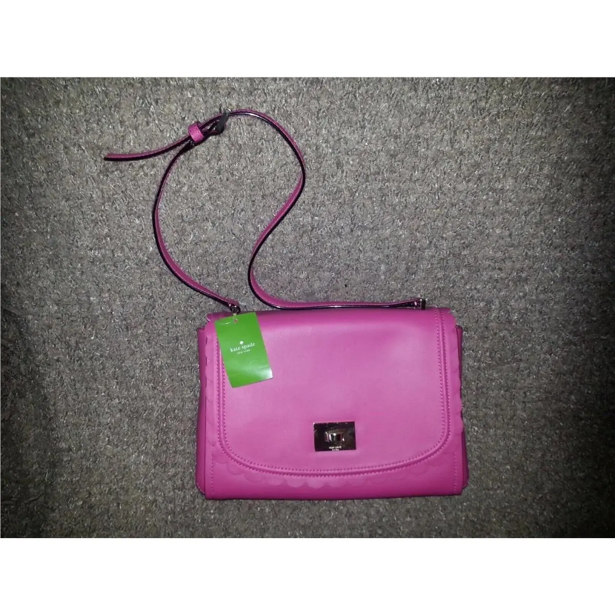 Kate Spade-new York-maple Court Jazmin-pink Smooth Leather Crossbody-nwt