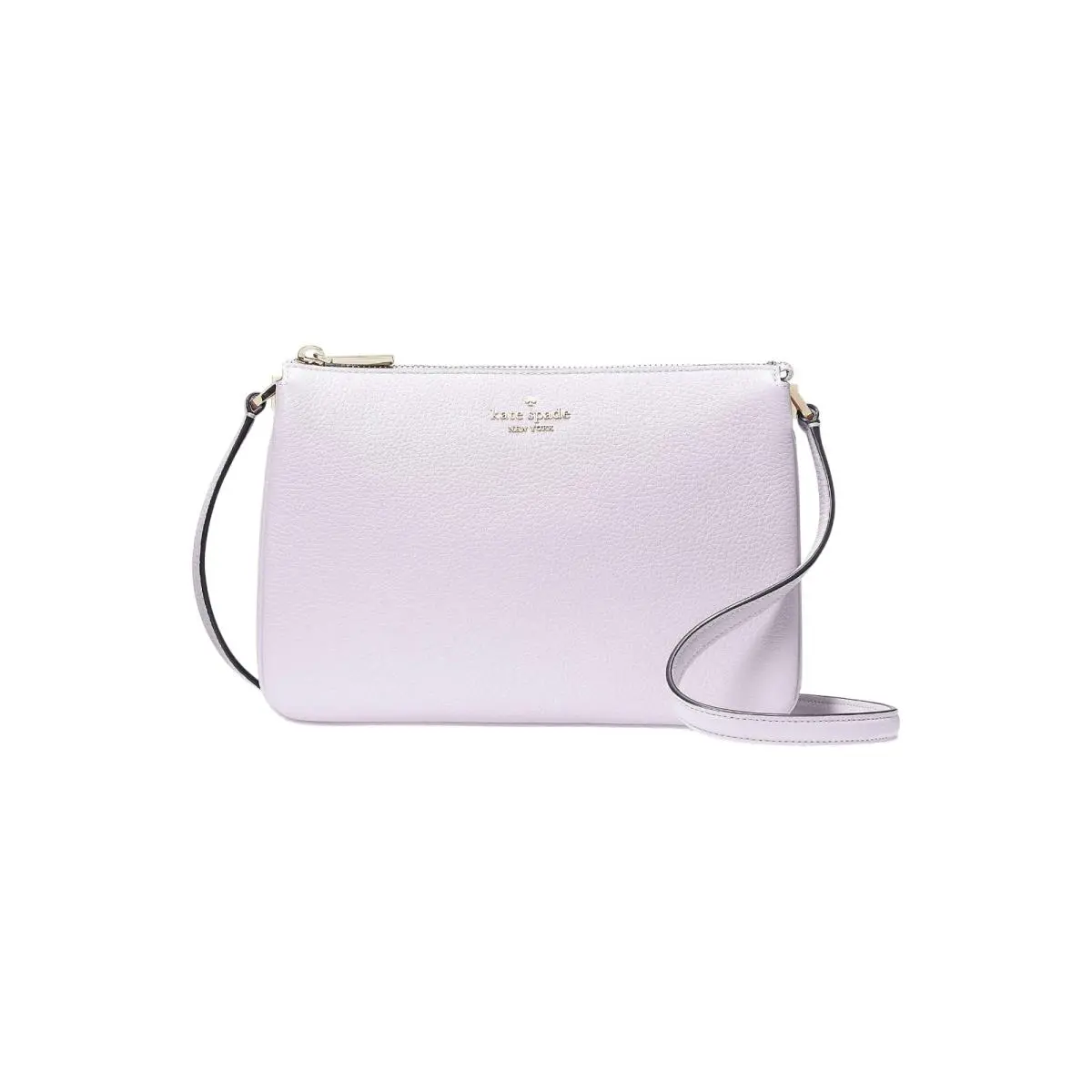 Kate Spade Leila Triple Gusset Crossbody - Lilac Moon
