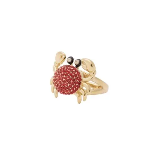Kate Spade Shore Thing Crab Ring Size 6 KSS97E