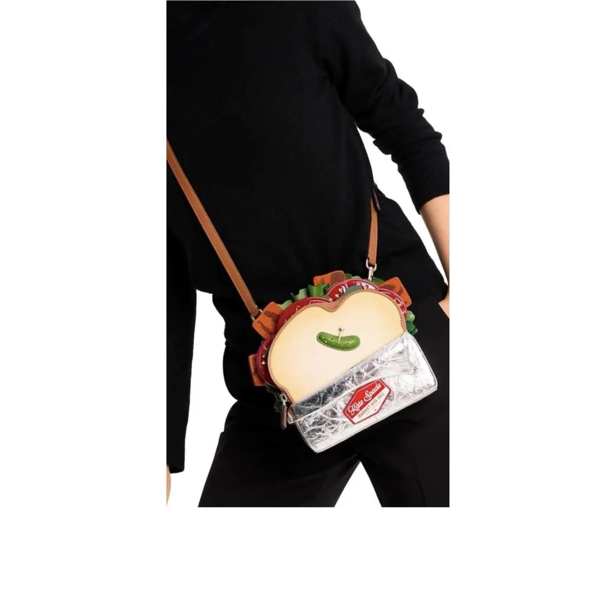 Kate Spade 3D Sandwich Shaped Crossbody Purse Glamwich Unique Well Made