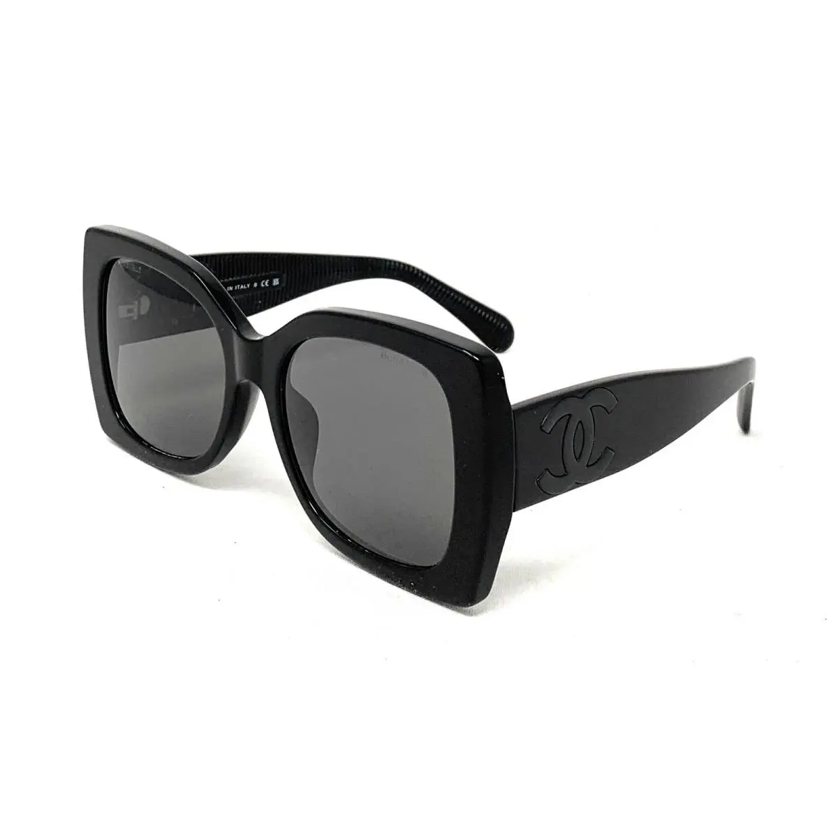 Chanel Women`s Sunglasses CH5494A 888/S4 Black Black Grey 53mm